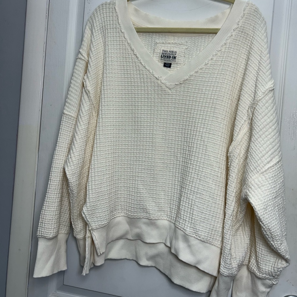 american eagle oversized big hug sweatshirt 🤍